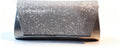 Silver Clutch with Glitter Flap
