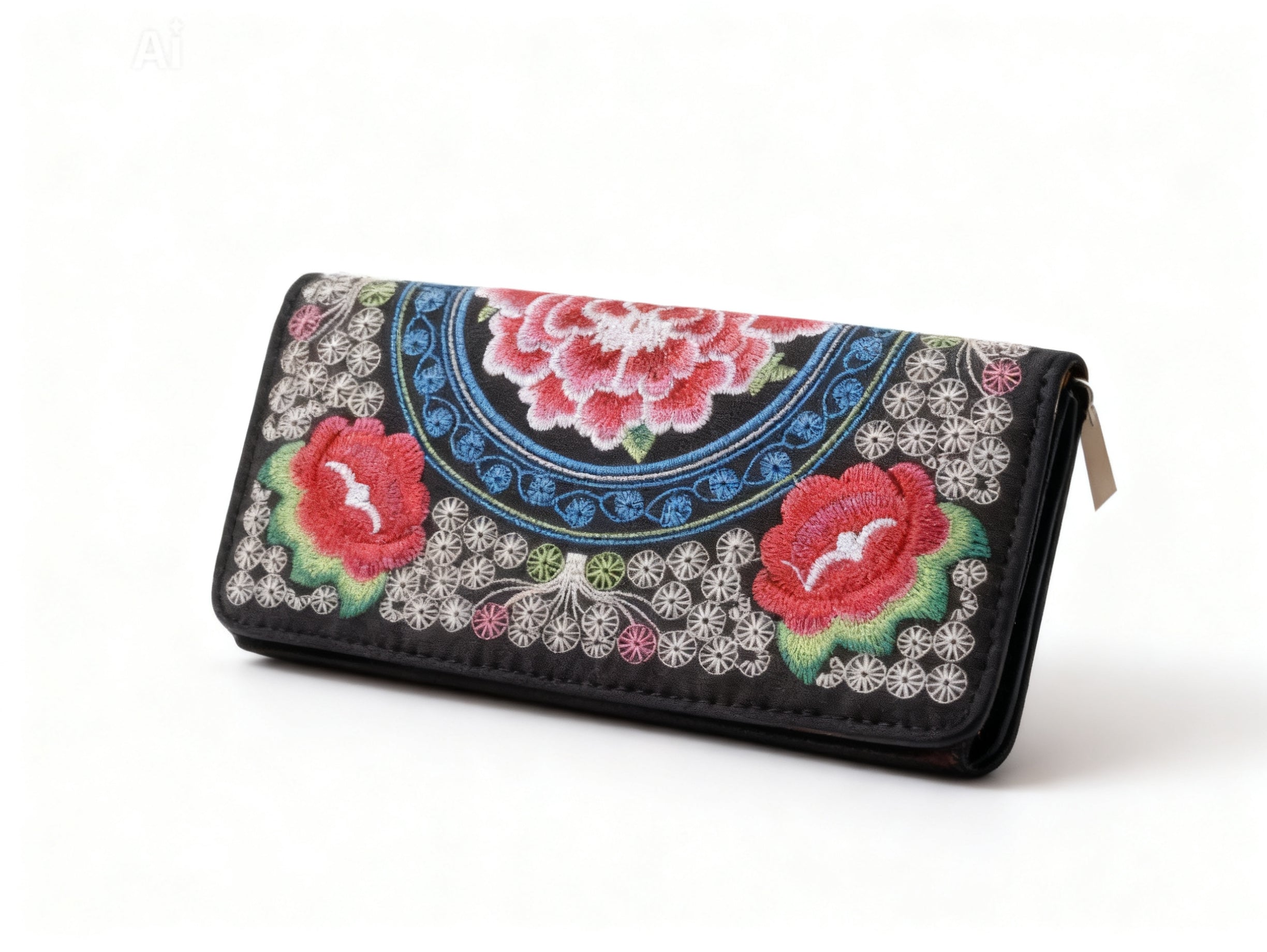 Embroidered Wallet